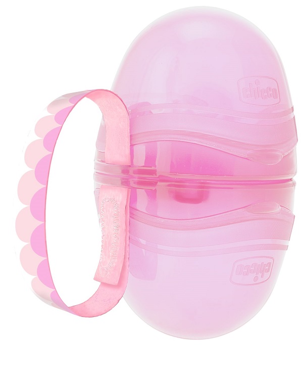 CHICCO PORTASUCCHIETTO DOPPIO ROSA 1 PEZZO - Parafarmacia Mostacciano