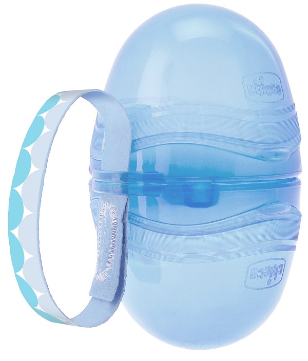 CHICCO PORTASUCCHIETTO DOPPIO BLU 1 PEZZO - Parafarmacia Mostacciano