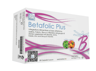 BETAFOLIC PLUS 30 CAPSULE ASTUCCIO 18,6 G - Parafarmacia Mostacciano