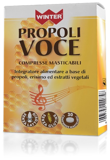 WINTER PROPOLI VOCE 30 COMPRESSE MASTICABILI - Parafarmacia Mostacciano