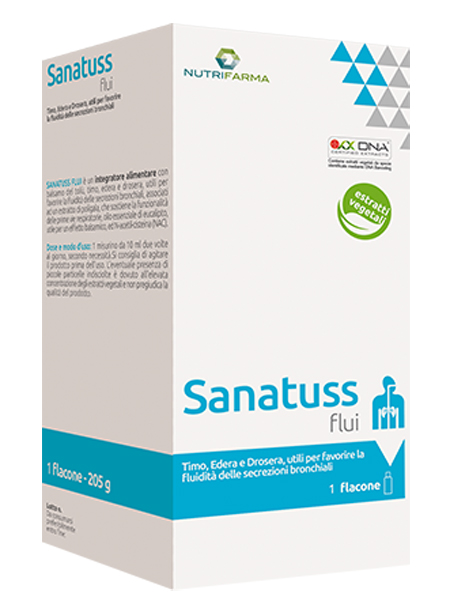 SANATUSS FLUI 200 ML - Parafarmacia Mostacciano