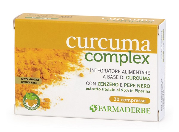 CURCUMA COMPLEX 30 COMPRESSE - Parafarmacia Mostacciano