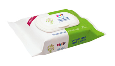 HIPP SALVIETTINE VISO&MANI 1X20 PEZZI - Parafarmacia Mostacciano