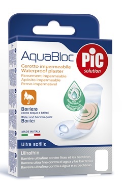 CEROTTO PIC AQUABLOC 10X12 STERILE ANTIBATTERICO 5 PEZZI - Parafarmacia Mostacciano