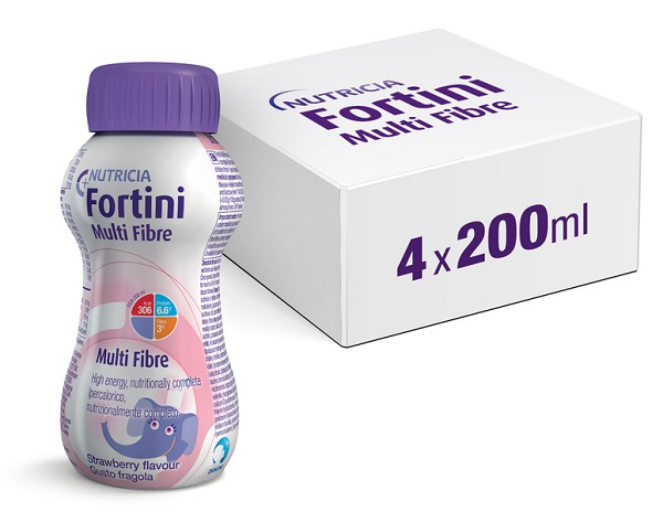 FORTINI MULTI FIBRE GUSTO FRAGOLA 200 ML - Parafarmacia Mostacciano