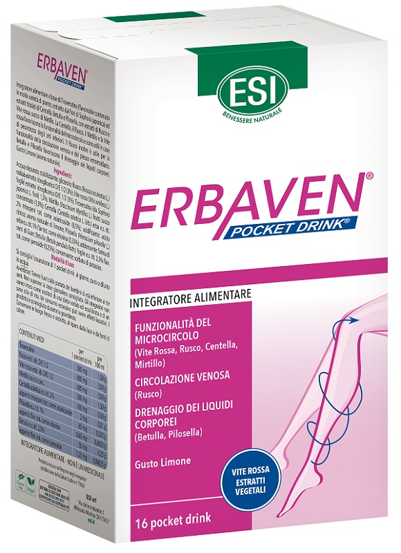 ESI ERBAVEN 16 POCKET DRINK 320 ML - Parafarmacia Mostacciano