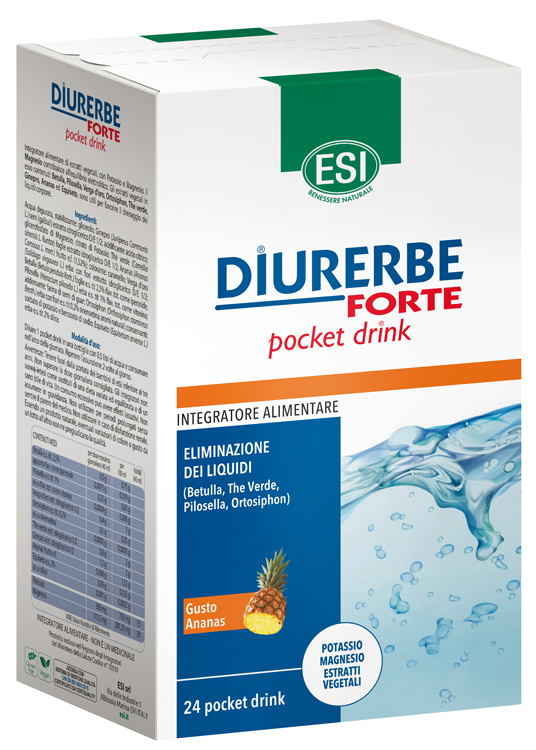 ESI DIURERBE FORTE POCKET DRINK ANANAS 24 X 20 ML - Parafarmacia Mostacciano