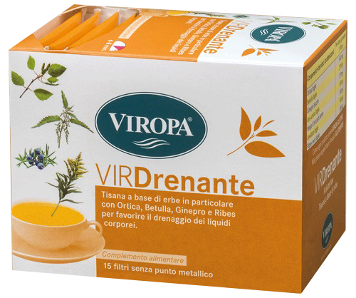 VIROPA DRENANTE TISANA 15 BUSTINE - Parafarmacia Mostacciano