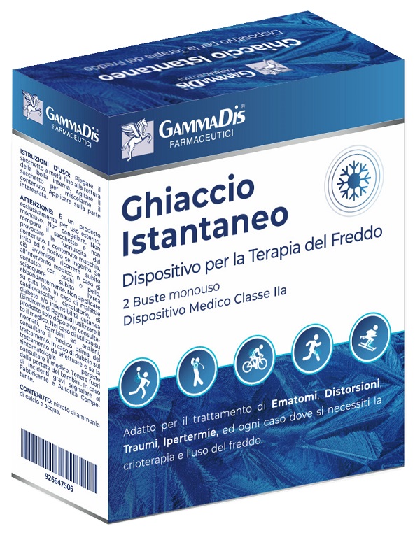 GHIACCIO ISTANTANEO TNT GAMMADIS 2 PEZZI - Parafarmacia Mostacciano