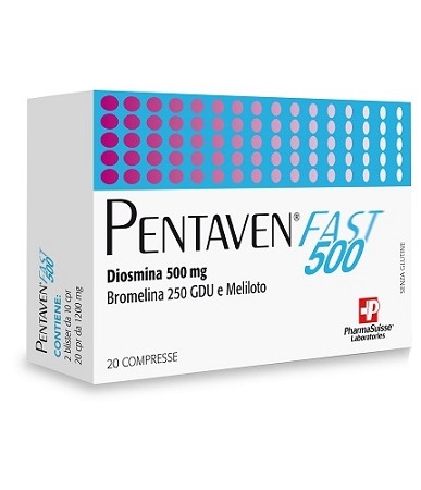 PENTAVEN FAST 500 20 COMPRESSE - Parafarmacia Mostacciano