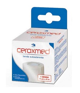 BENDA ELASTICA AUTOADERENTE CEROXMED 4 X 400 CM 1 PEZZO - Parafarmacia Mostacciano