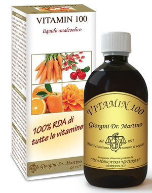 VITAMIN 100 LIQUIDO ANALCOLICO 500 ML - Parafarmacia Mostacciano