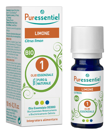 PURESSENTIEL LIMONE OLIO ESSENZIALE BIO 10 ML - Parafarmacia Mostacciano