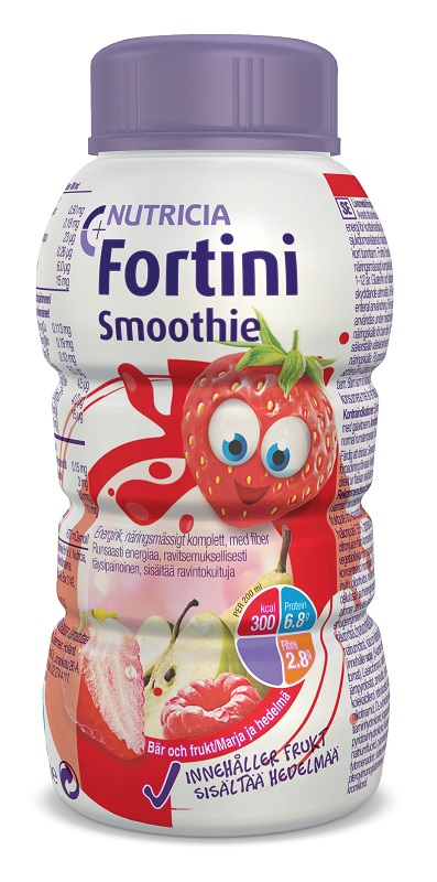 FORTINI SMOOTHIE MULTI FIBRE GUSTO FRUTTI ROSSI 200 ML - Parafarmacia Mostacciano
