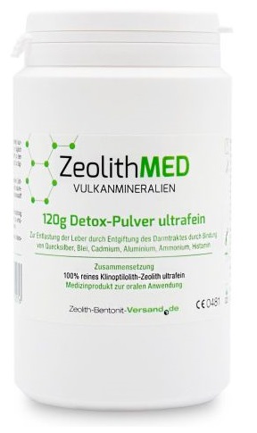 ZEOLITHMED MINERALI VULCANICI DETOX POLVERE ULTRAFINE 120 G - Parafarmacia Mostacciano