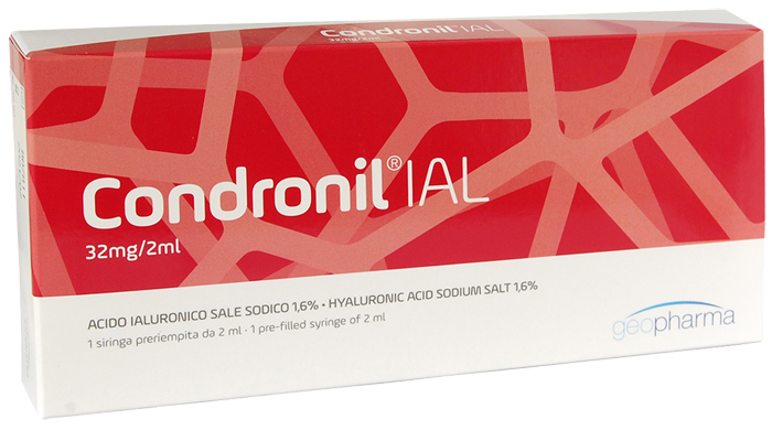 SIRINGA INTRA-ARTICOLARE CONDRONIL IAL ACIDO IALURONICO 1,6% 2 ML - Parafarmacia Mostacciano