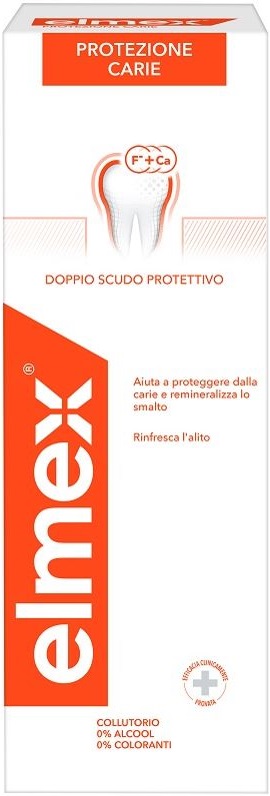 ELMEX PROTEZIONE CARIE COLLUTORIO FLUORURO AMMINICO 400 ML - Parafarmacia Mostacciano