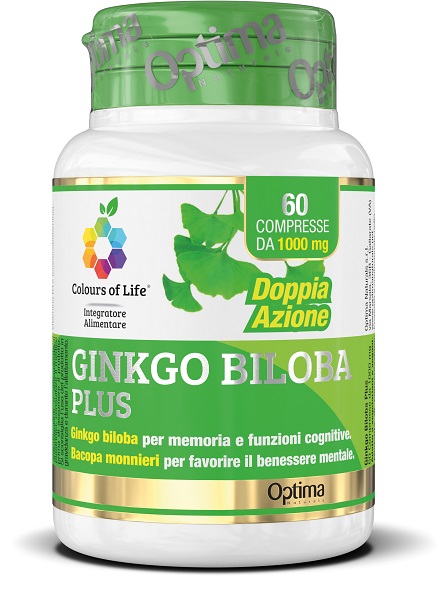 COLORUS OF LIFE GINKGO BILOBA PLUS 60 COMPRESSE 1000 MG - Parafarmacia Mostacciano