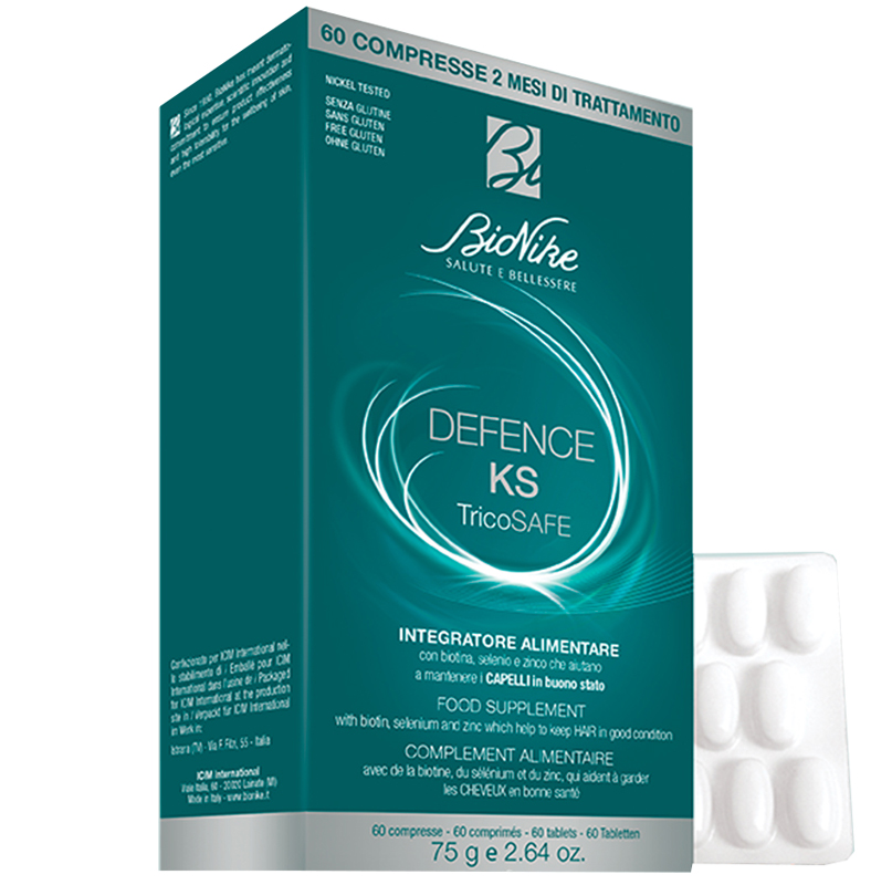 DEFENCE KS TRICOSAFE 36 COMPRESSE - Parafarmacia Mostacciano