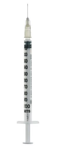 SIRINGA PER INSULINA EXTRAFINE 1ML 100 UI AGO REMOVIBILE 27 GAUGE 0,40X12 MM 1 PEZZO - Parafarmacia Mostacciano