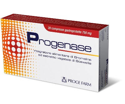 PROGENASE 20 COMPRESSE GASTROPROTETTE - Parafarmacia Mostacciano