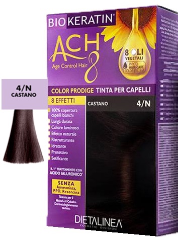BIOKERATIN ACH8 COLOR PRODIGE 4/N CASTANO - Parafarmacia Mostacciano