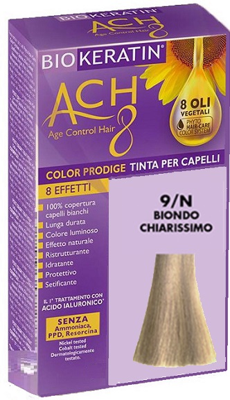 BIOKERATIN ACH8 COLOR PRODIGE 9/N BIONDO CHIARISSIMO - Parafarmacia Mostacciano