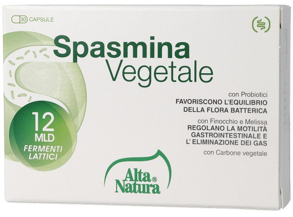 SPASMINA VEGETALE 30 OPERCOLI 500 MG - Parafarmacia Mostacciano