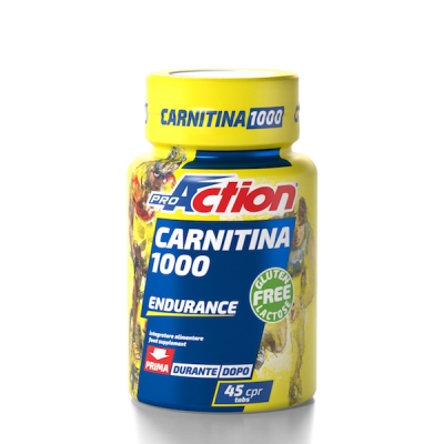 PROACTION CARNITINA 1000 45 COMPRESSE - Parafarmacia Mostacciano