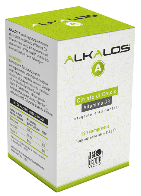 ALKALOS A 120 COMPRESSE - Parafarmacia Mostacciano