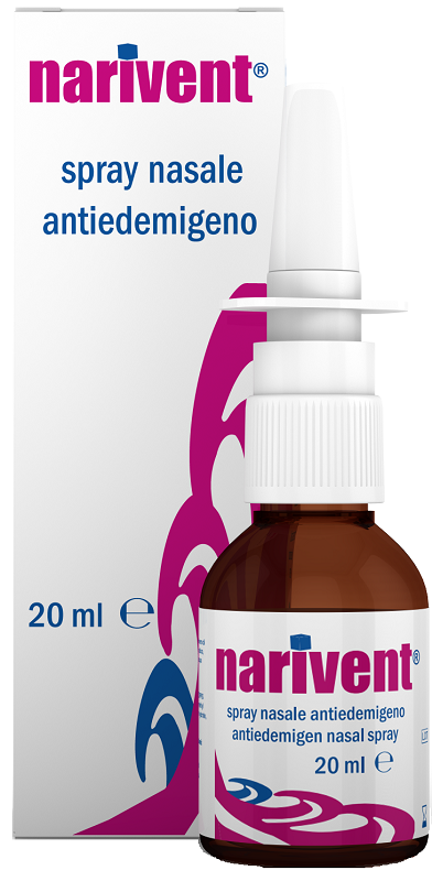 SPRAY NASALE ANTIEDEMIGENO NARIVENT FLACONE 20 ML - Parafarmacia Mostacciano