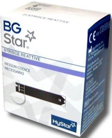 STRISCE REATTIVE MISURAZIONE GLICEMIA BGSTAR 50 PEZZI - Parafarmacia Mostacciano