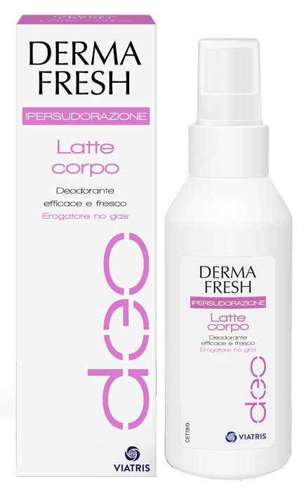 DERMAFRESH IPERSUDORAZIONE LATTE CORPO DEODORANTE 100 ML - Parafarmacia Mostacciano