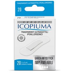 CEROTTO ICOPIUMA TRASPARENTE MEDIO 20 PEZZI - Parafarmacia Mostacciano