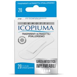 CEROTTO ICOPIUMA TRASPARENTE GRANDE 20 PEZZI - Parafarmacia Mostacciano