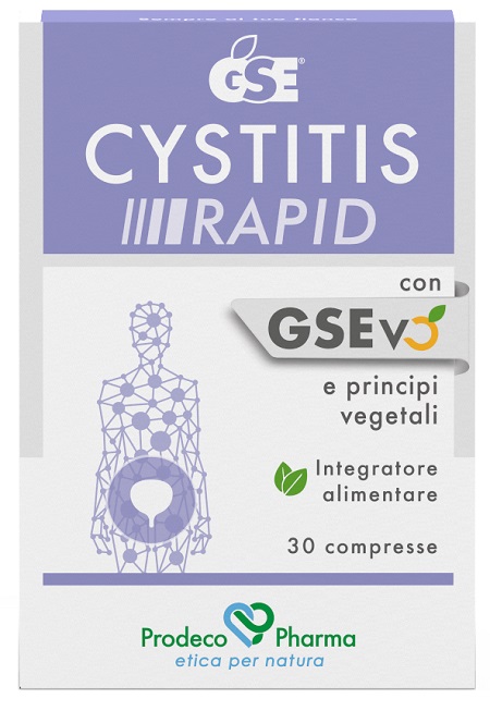 GSE CYSTITIS RAPID 30 COMPRESSE - Parafarmacia Mostacciano