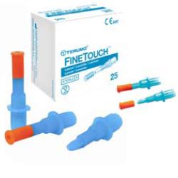 LANCETTE PUNGIDITO FINETOUCH 23 GAUGE 25 PEZZI - Parafarmacia Mostacciano