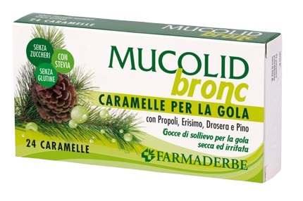 MUCOLID BRONC 24 CARAMELLE - Parafarmacia Mostacciano