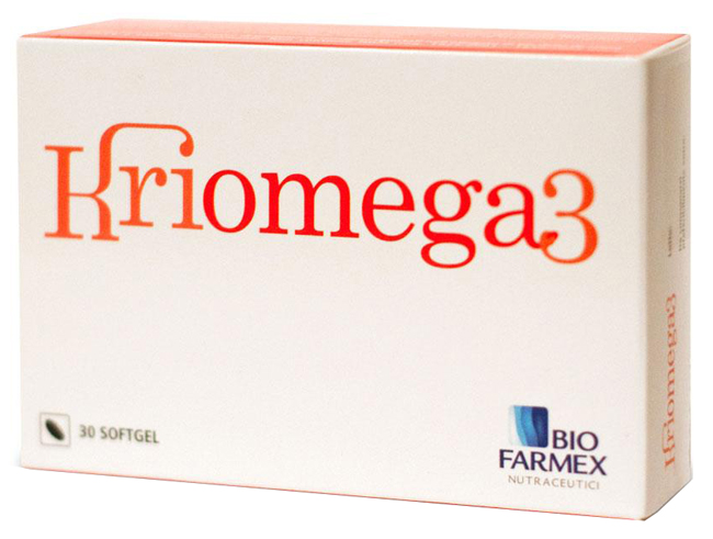 KRIOMEGA 3 30 CAPSULE SOFTGEL - Parafarmacia Mostacciano
