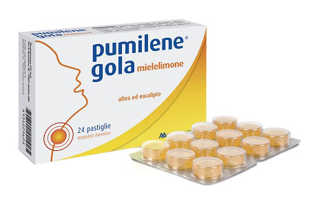 PUMILENE GOLA MIELE LIMONE 24 PASTIGLIE - Parafarmacia Mostacciano
