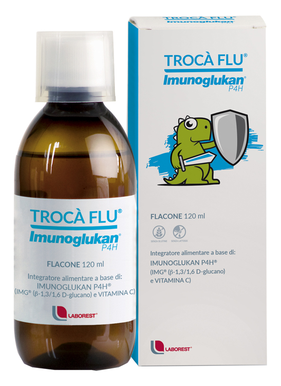 TROCA' FLU' IMUNOGLUKAN FLACONE 120 ML - Parafarmacia Mostacciano