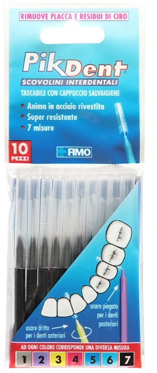 PIKDENT STUZZICOLINO 7 NE 10PZ - Parafarmacia Mostacciano
