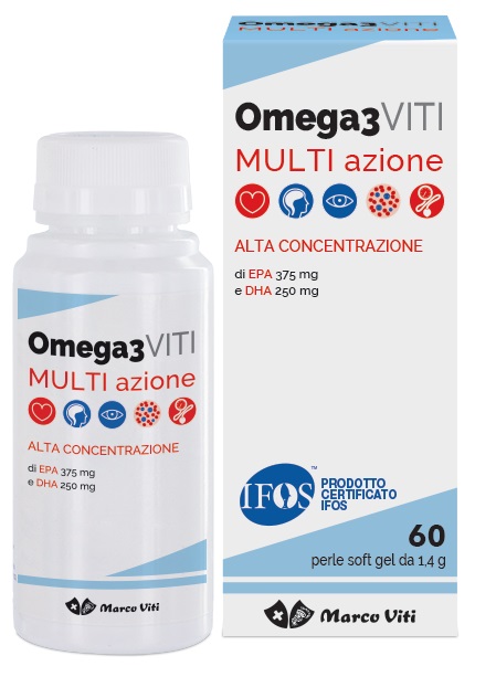 OMEGA3 VITI MULTIAZIONE 60 PERLE - Parafarmacia Mostacciano