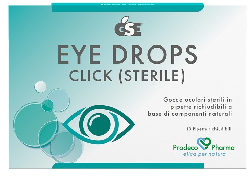 GSE EYE DROPS CLICK GOCCE OCULARI 10 PIPETTE 0,5 ML - Parafarmacia Mostacciano