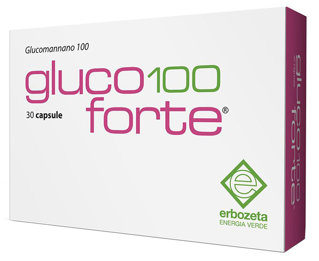 GLUCO 100 FORTE GLUCOMANNANO 100 30 CAPSULE DA 900 MG - Parafarmacia Mostacciano