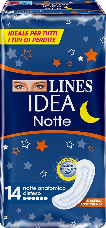 LINES IDEA NOTTE SENZA ALI 14 PEZZI - Parafarmacia Mostacciano