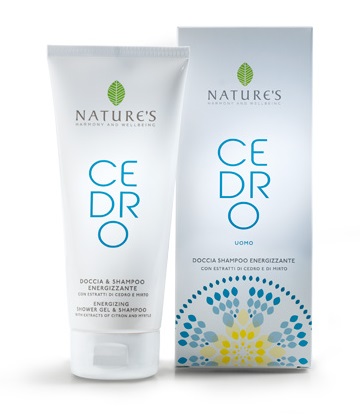 NATURE'S CEDRO UOMO DOCCIASHAMPOO ENERGIZZANTE 200 ML - Parafarmacia Mostacciano
