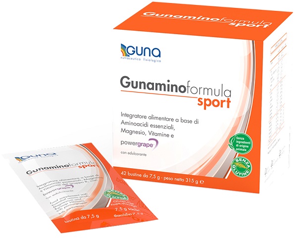 GUNAMINOFORMULA SPORT 42 BUSTE 315 G - Parafarmacia Mostacciano