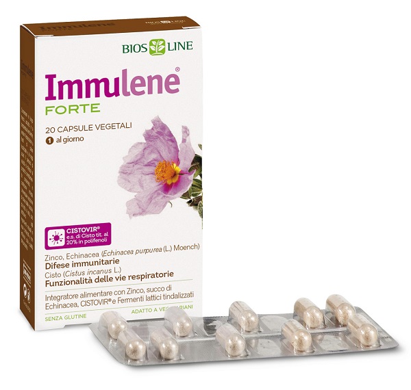 BIOSLINE IMMULENE FORTE 20 CAPSULE - Parafarmacia Mostacciano