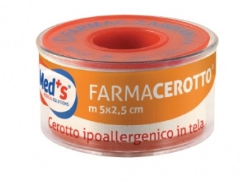 CEROTTO MEDS IPOALLERGENICO TELA 500X2,5CM SSR - Parafarmacia Mostacciano